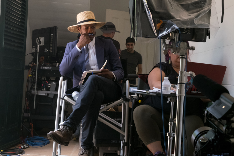 Nate Parker in the director's chairFox Searchlight